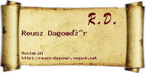 Reusz Dagomér névjegykártya